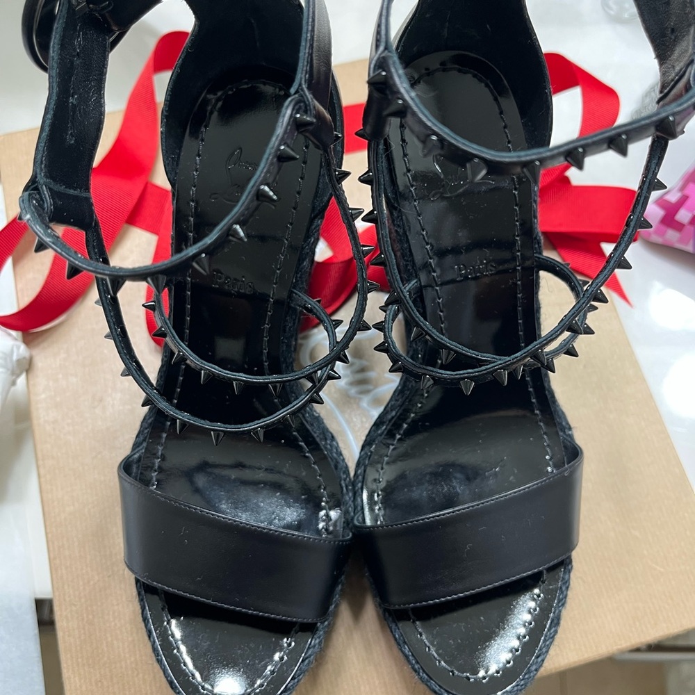 Christian Louboutin Wedge Platform Heels